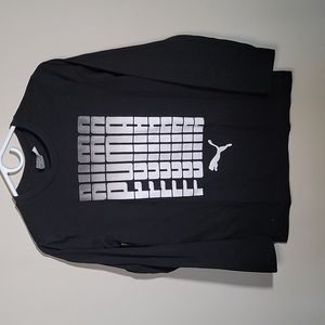 Puma lingerie sleeve shirt, size L (14-16), black